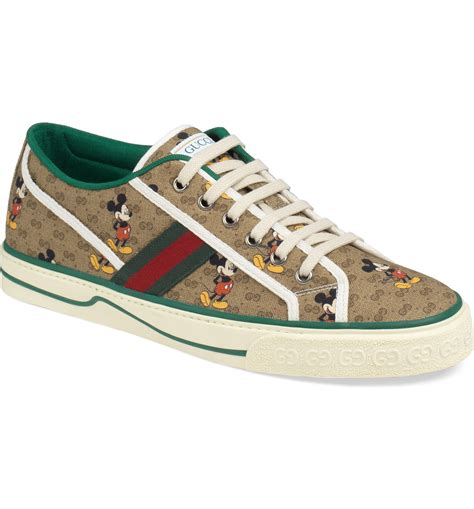 gucci mickey tennis shoes|mickey mouse gucci sneakers.